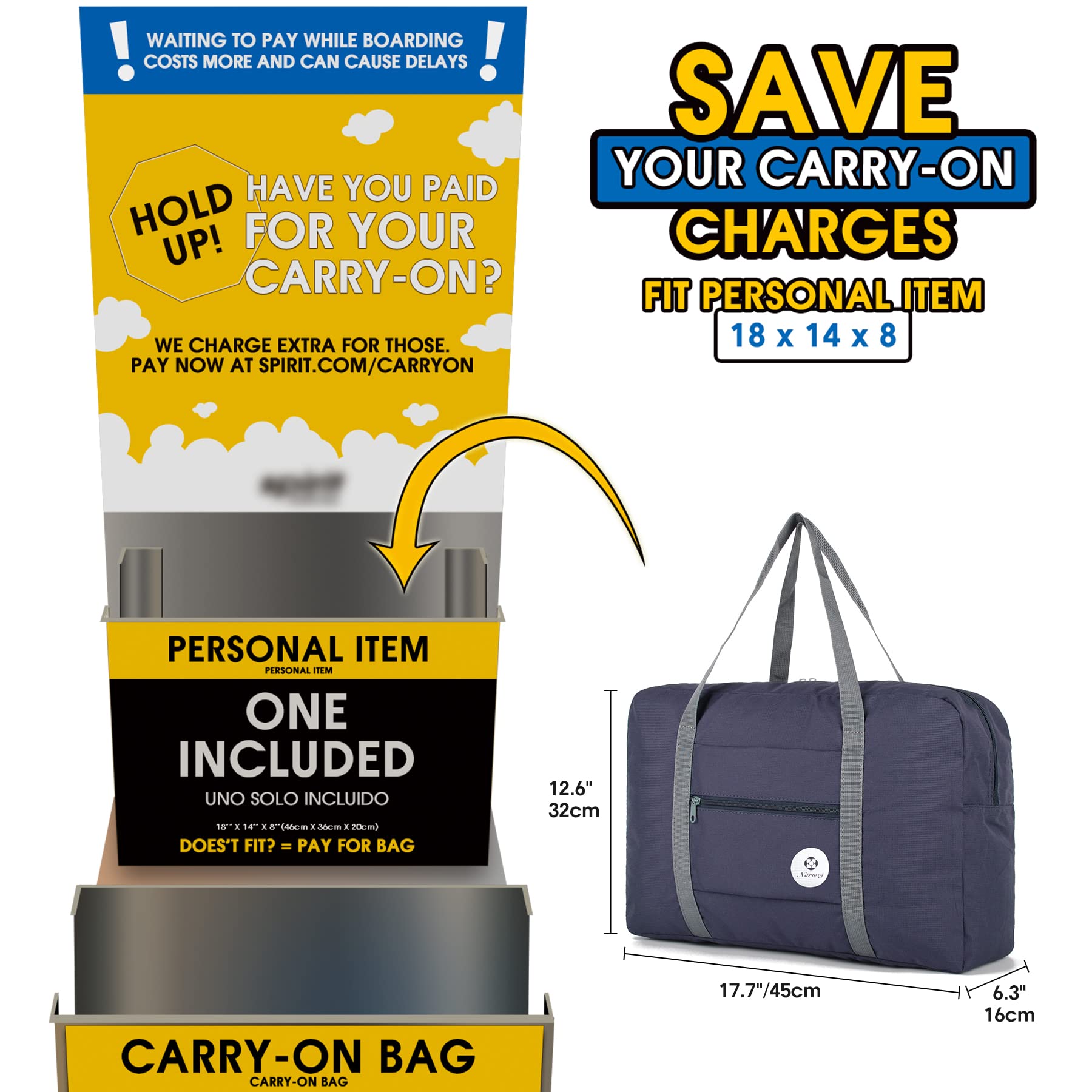 Personal Item Spirit Suitcase Cost On Luggage Spirit Airlines