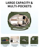 Business Travel Carry-on Shoulder Bag With Shoe Compartment
