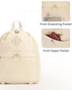 WANDF Drawstring Backpack with Yoga Mat Strap