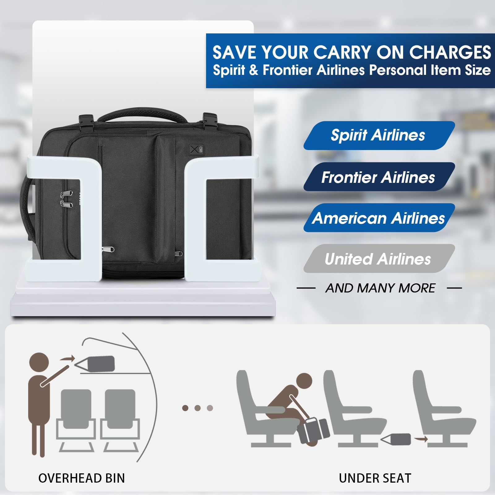 Carry On Laptop Backpack 17 Inch