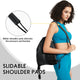 Drawstring Backpack with Shoulder Pad & Mesh Pocket