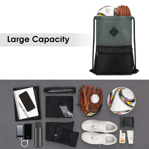 Gym Drawstring Backpack with Wet Compartment