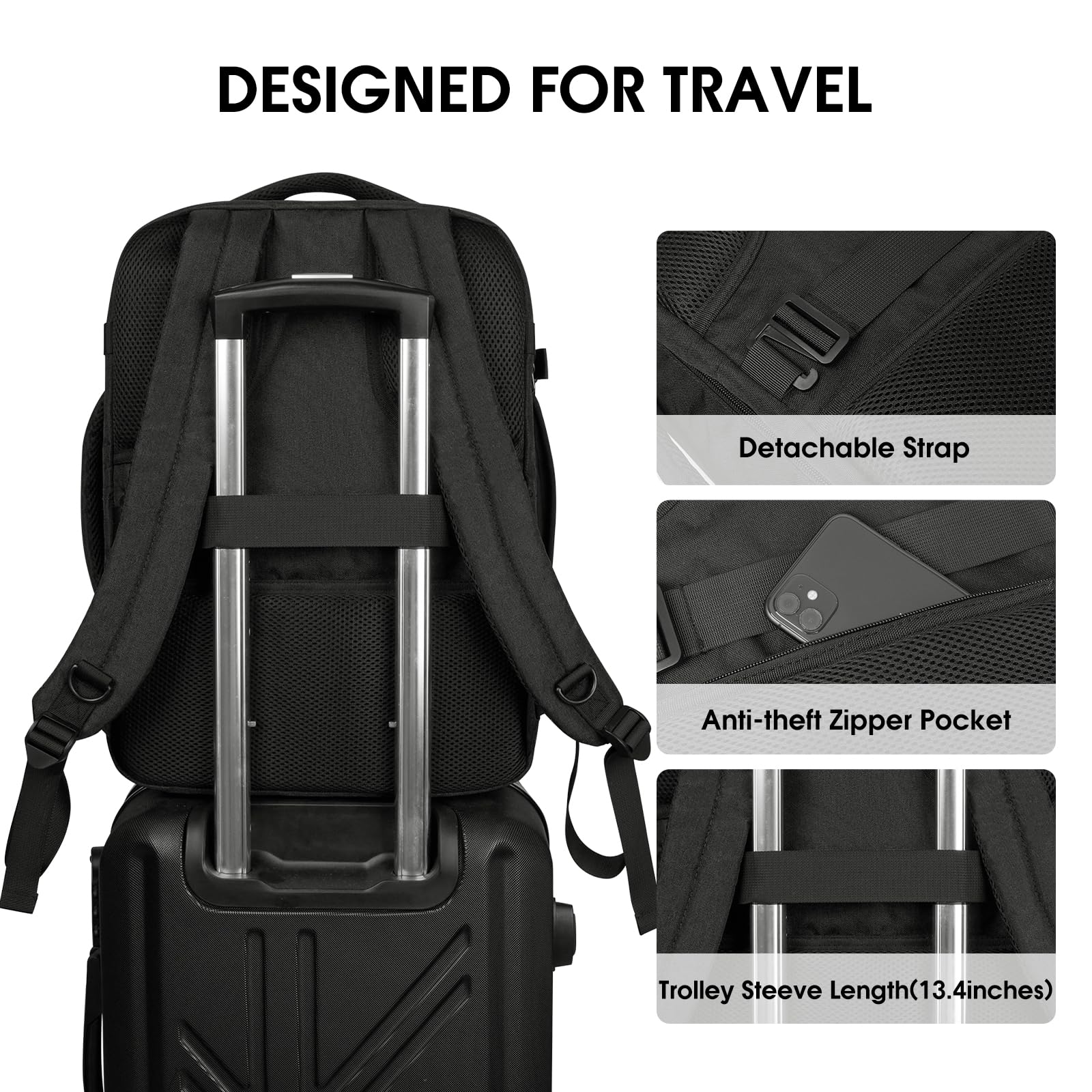 Carry On Laptop Backpack 17 Inch