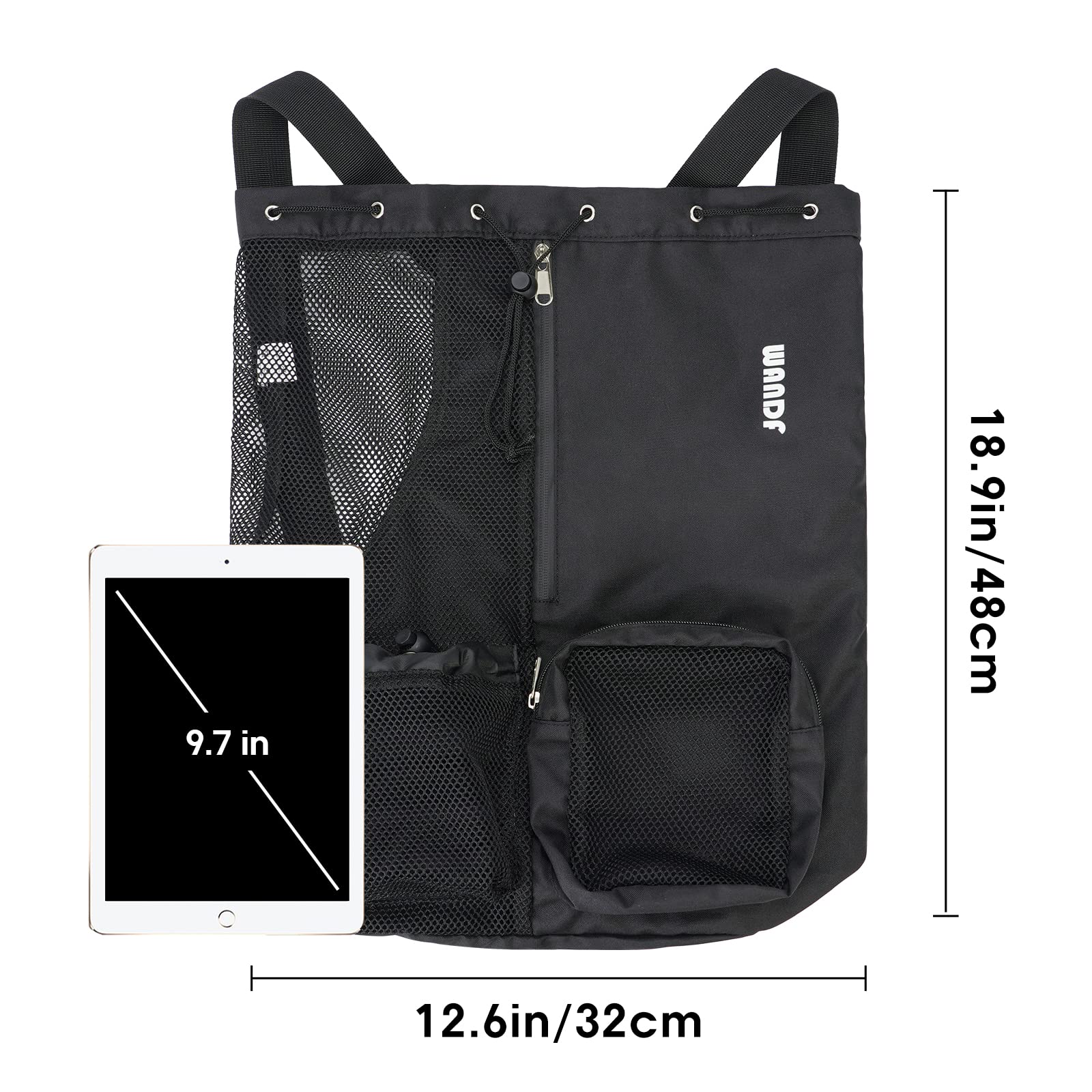 cheap WANDF Drawstring Backpacks, Laptop Backpacks, School Backpacks
