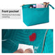 Large Cosmetic Bag Zipper Pouch with Wet Pocket