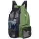 Beach Mesh Drawstring Backpack with Wet Pocket