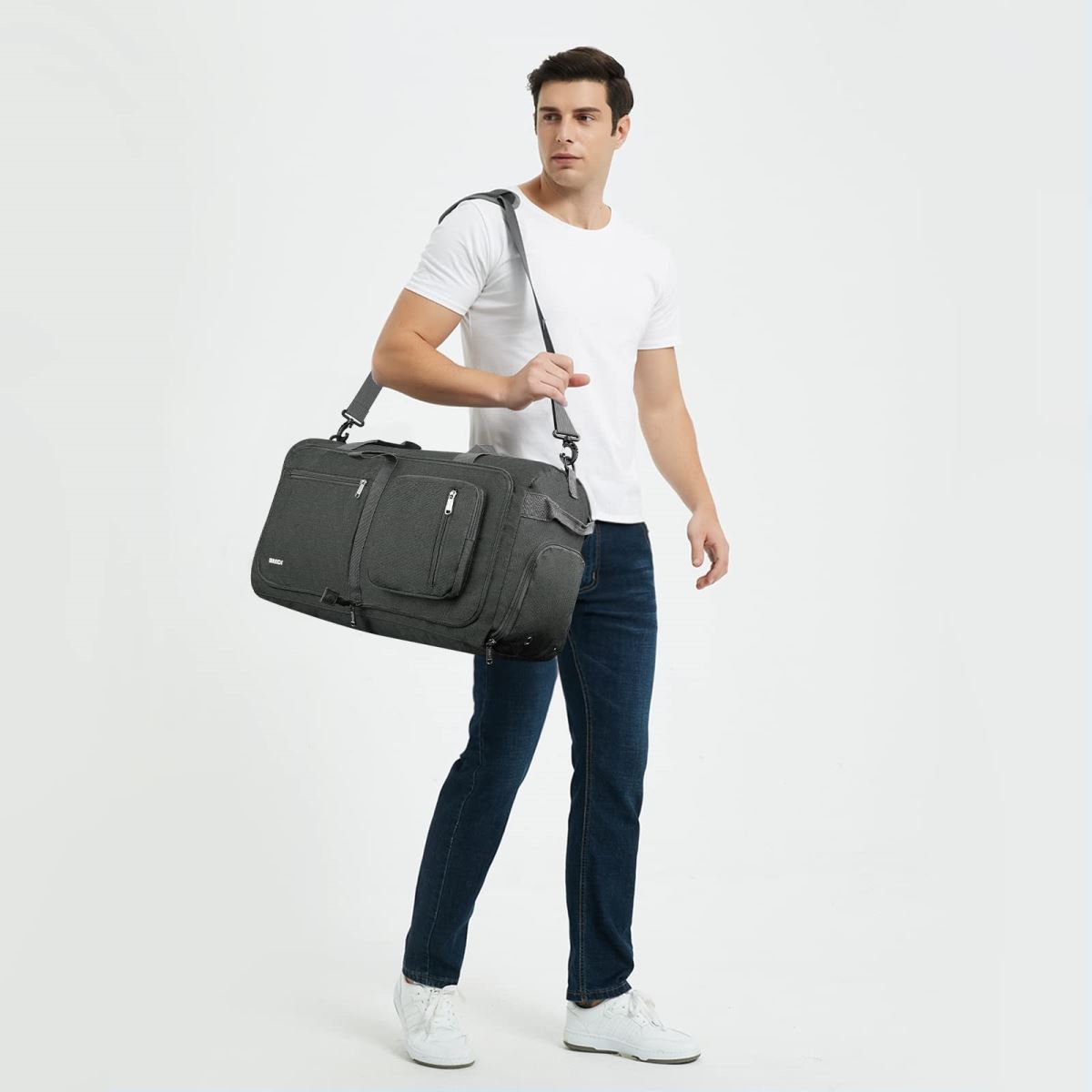 men's / unisex weekender travel bag Foldable Overnight Weekender Travel Duffle bag