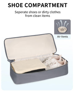 Business Travel Carry-on Shoulder Bag With Shoe Compartment