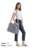 Business Travel Carry-on Shoulder Bag With Shoe Compartment