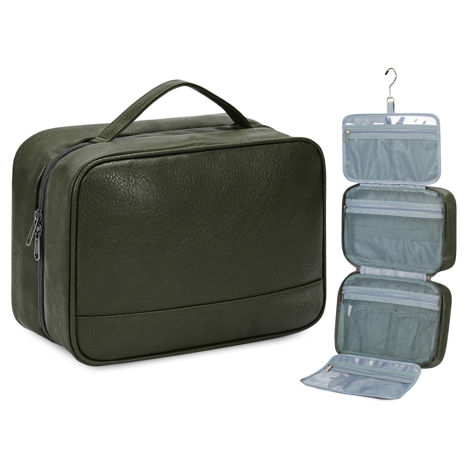 Cheap WANDF Travel Toiletry Bag for Men & Women, Dopp Kit Shaving Bag with 4 Compartments Travel Organizer Bathroom Bag Cheap WANDF Travel Toiletry Bag for Men & Women, Dopp Kit Shaving Bag with 4 Compartments Travel Organizer Bathroom Bag