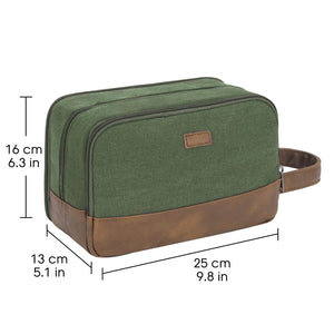 WANDF Canvas Travel Toiletry Bag Mens