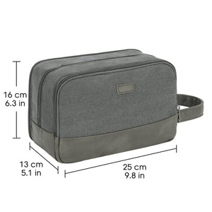 WANDF Canvas Travel Toiletry Bag Mens