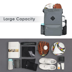 Sports Drawstring Backpack with Shoes Compartment