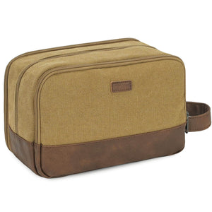 WANDF Canvas Travel Toiletry Bag Mens