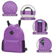 Sports Drawstring Backpack with Shoes Compartment