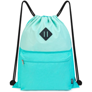 Gym Drawstring Backpack with Wet Compartment