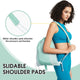 Drawstring Backpack with Shoulder Pad & Mesh Pocket