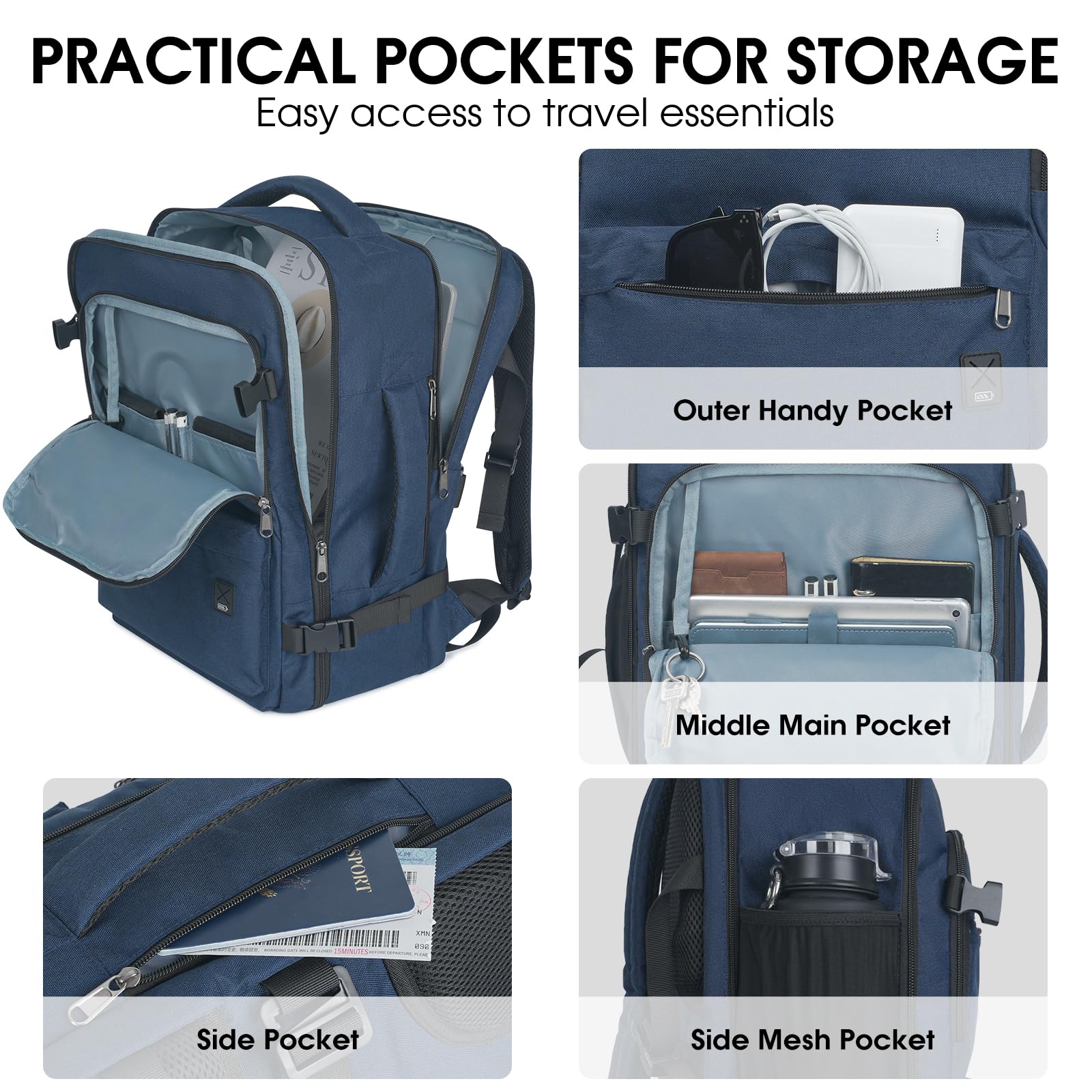 Carry On Laptop Backpack 17 Inch