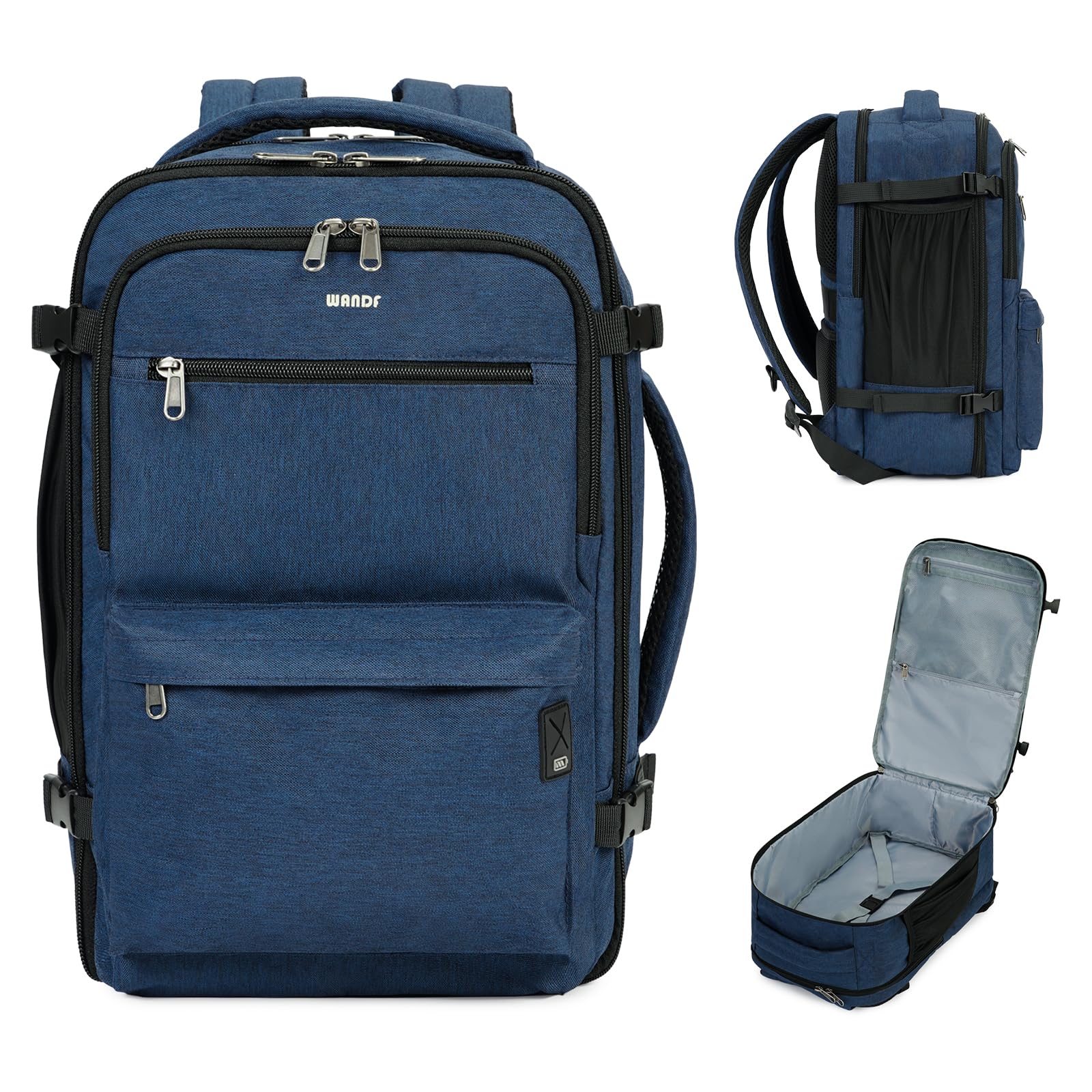 best travel backpack that opens like a suitcase Full Opening Travel Hand Luggage Backpack with Wet Pocket