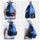 Beach Mesh Drawstring Backpack with Wet Pocket