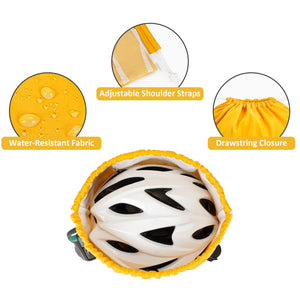 Drawstring Backpack with Shoulder Pad & Mesh Pocket