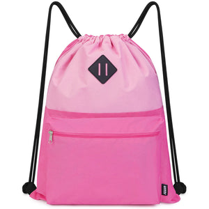 Gym Drawstring Backpack with Wet Compartment