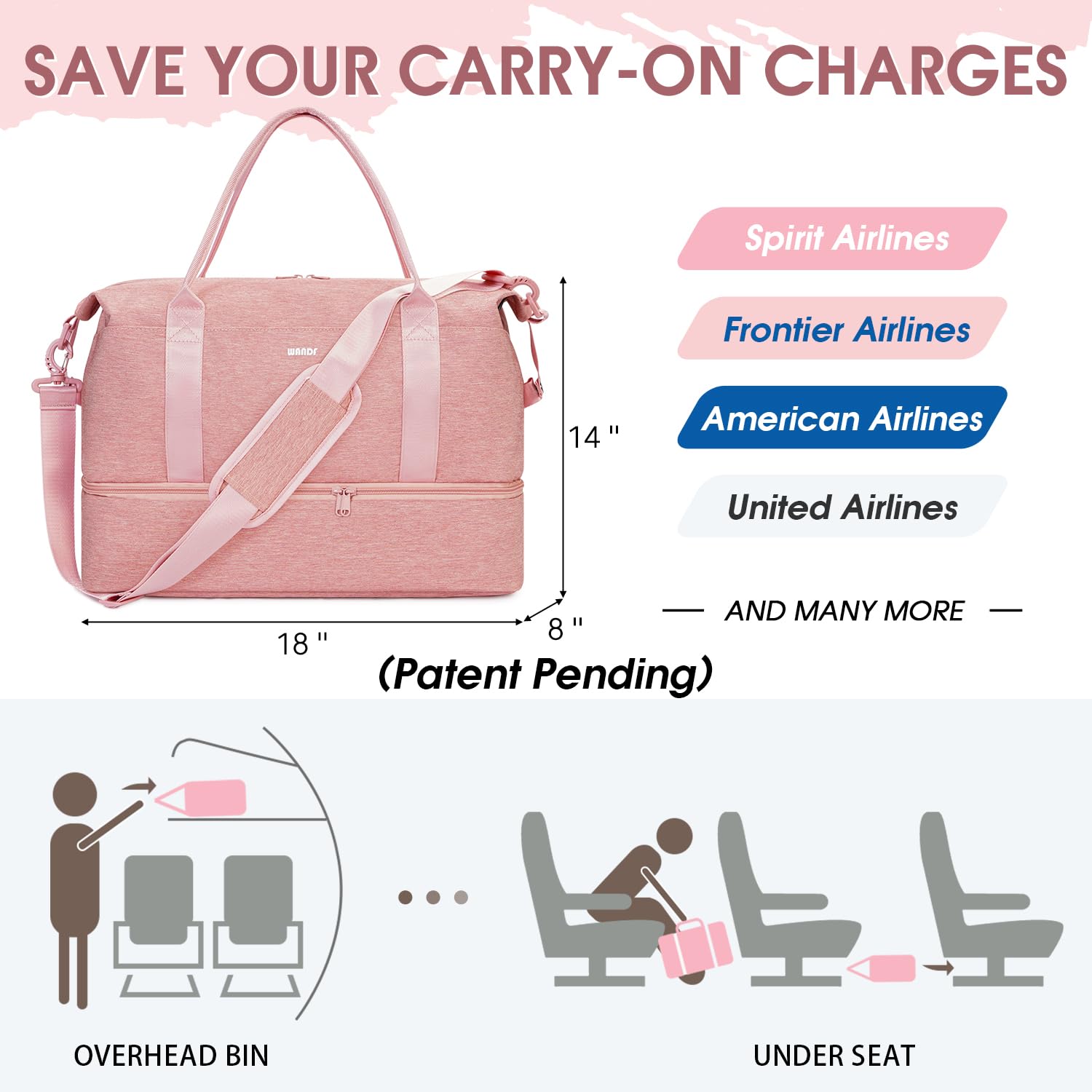 Duffle Bag Size Of Free Bag On Spirit Airlines WANDF For Spirit