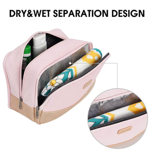 WANDF Canvas Travel Toiletry Bag Mens