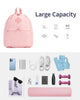WANDF Drawstring Backpack with Yoga Mat Strap