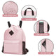 Sports Drawstring Backpack with Shoes Compartment