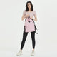 Sports Drawstring Backpack with Shoes Compartment