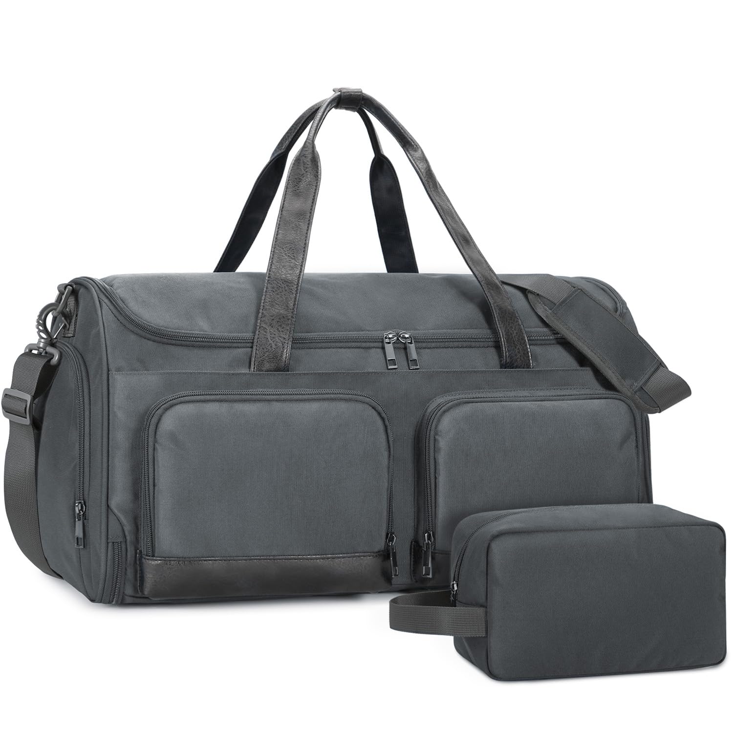 convertible travel duffel garment bag WANDF Convertible Garment Bag with Toiletry Bag for Travel