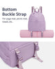 WANDF Drawstring Backpack with Yoga Mat Strap