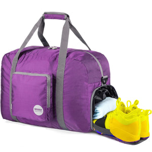 Travel Duffle Bag With Shoe Compartment