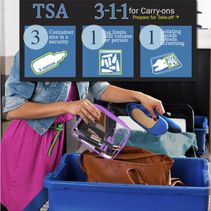 clear plastic travel toiletry bag WANDF TSA Approved Clear Travel Toiletry Bag PVC Makeup Bag