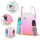 Drawstring Backpack with Shoulder Pad & Mesh Pocket