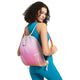 Drawstring Backpack with Shoulder Pad & Mesh Pocket
