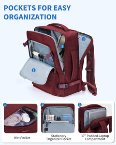 Carry On Laptop Backpack 17 Inch