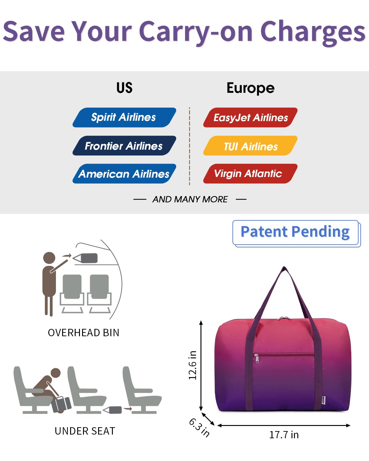 Suitcase Spirit Airlines Frontier Airlines Size Of Personal Item