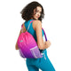 Drawstring Backpack with Shoulder Pad & Mesh Pocket