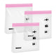 WANDF Clear TSA Approved 3-1-1 Travel Toiletry Cosmetic Pouch Makeup Bags 3 pcs - WF5091