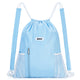 Drawstring Backpack with Shoulder Pad & Mesh Pocket