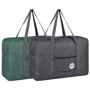 Foldable Duffel Luggage Bags Set (2 Pieces)
