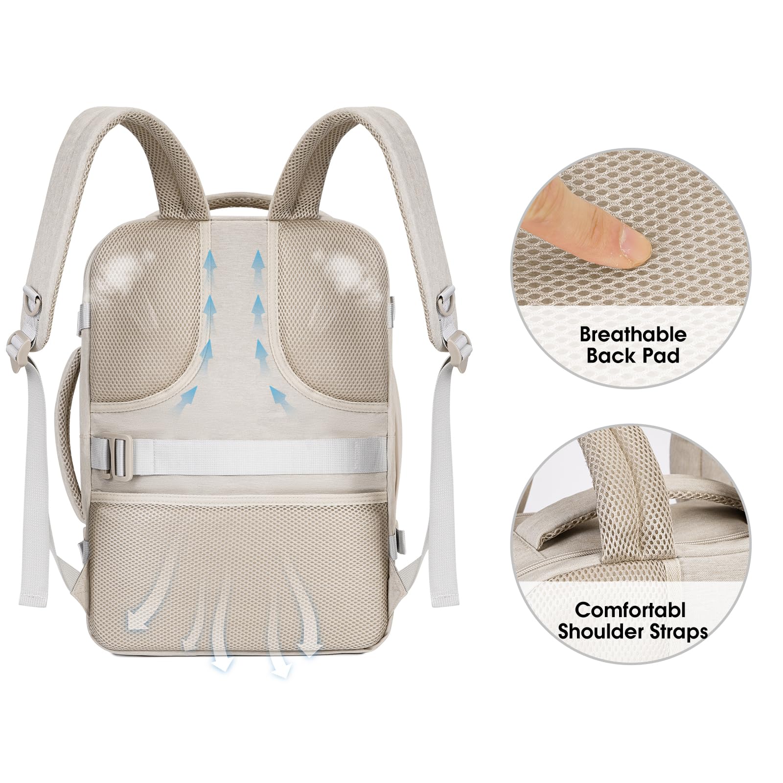 Carry On Bag WANDF For Spirit Airlines Personal Item Bag 18x14x8