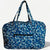 WANDF Retro Floral Duffel Bag Weekender Carry-on Travel Overnight Bag Tote
