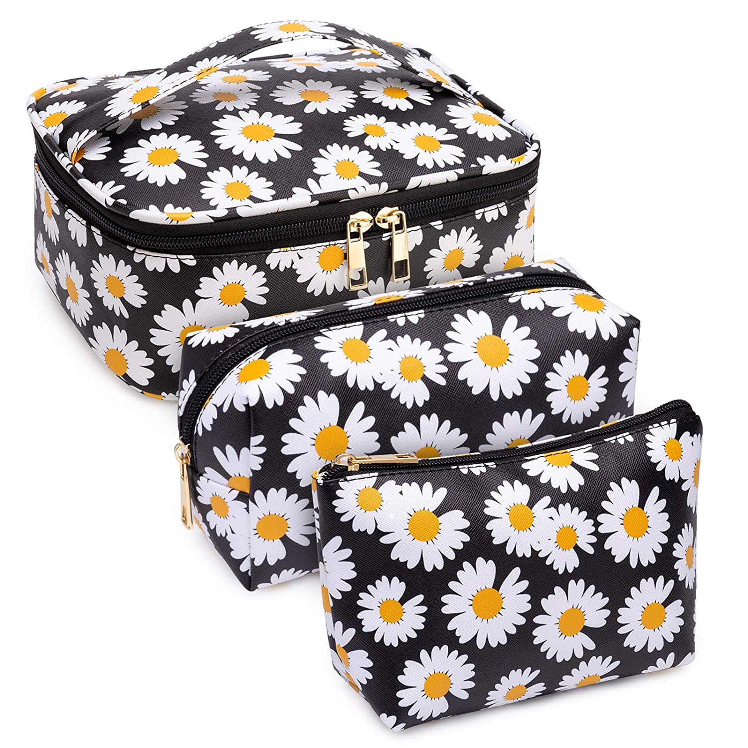 Modulyss 3 PCS Wash Bag Travel Organizer Makeup Pouch Toiletry Bag