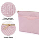 Large Cosmetic Bag Zipper Pouch with Wet Pocket
