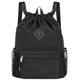 Drawstring Backpack Sports Gym Bag with Shoes Compartment