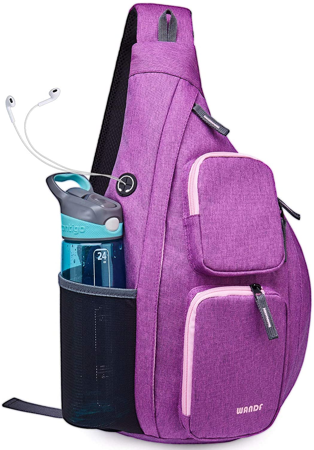 Big Size Sling Bag WaterResistant One Strap Backpack WANDF Big Size Sling Bag WaterResistant One Strap Backpack WANDF