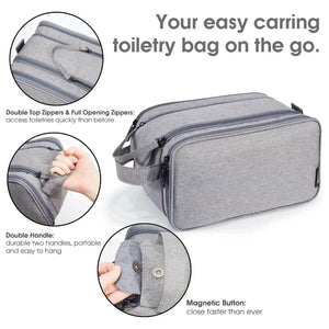 WF5057 Travel Toiletry Bag with Wet Separation Pocket